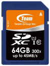 Карта памяти SDXC 64GB class 10 Team TSDXC64GUHS012