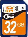 Карта памяти SDHC 32GB class 6 Team TSDHC32GCL6012