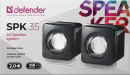 Колонки DEFENDER SPK-35 2x5 Вт USB черный3