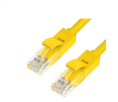 Патч-корд UTP 5E категории 0.5м Greenconnect GCR-LNC02-0.5m литой желтый