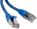 Патч-корд STP 5E категории 0.5м Hyperline PC-LPM-STP-RJ45-RJ45-C5e-0.5M-LSZH-BL экранированный синий2