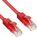 Патч-корд UTP 5E категории 1.0м Greenconnect GCR-LNC04-1.0m литой красный