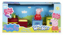 Игровой набор Peppa Pig Поезд Пеппы неваляшки с фигуркой Пеппы 4 предмета 287934