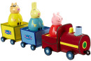 Игровой набор Peppa Pig Поезд Пеппы неваляшки с фигуркой Пеппы 4 предмета 287935
