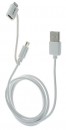 Кабель Crown CMCA-UL-405 USB-microUSB/Lightning белый 1м CM000001404