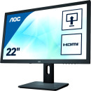 Монитор 22" AOC E2275PWJ/01 черный TFT-TN 1920x1080 250 cd/m^2 2 ms VGA DVI HDMI Аудио4