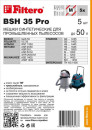 Пылесборники Filtero BSH 35 (5) Pro для Bosch Felisatti Hitachi Metabo Milwaukee Starmix Интерскол2