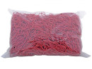 Резинки для купюр Alco 7461 диаметр 85мм 1кг красный пластиковый пакет