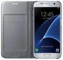 Чехол флип-кейс Samsung для Samsung Galaxy S7 LED View Cover серебристый EF-NG930PSEGRU3