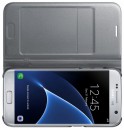 Чехол флип-кейс Samsung для Samsung Galaxy S7 LED View Cover серебристый EF-NG930PSEGRU7