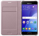 Чехол клип-кейс Samsung для Samsung Galaxy A7  Flip Wallet розовое золото (2016)  EF-WA710PZEGRU3