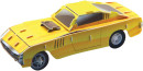 Пазл 3D 29 элементов Fusion Toys Желтый гоночный автомобиль инерционный FT200142