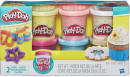 Набор для лепки Hasbro Play-Doh с конфетти 6 баночек B34232