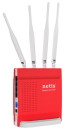 Беспроводной маршрутизатор Netis WF2681 802.11aс 1200Mbps 2.4 ГГц 5 ГГц 4xLAN RJ45 PoE красный3