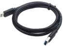 Кабель Type-C 1.8м Cablexpert CCP-USB3-AMCM-6 круглый черный2