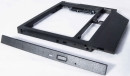 Адаптер оптибей Espada SS90 (optibay, hdd caddy) SATA/miniSATA (SlimSATA) 9мм для подключения HDD/SSD 2,5” к ноутбуку вместо DVD4