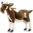 Мягкая игрушка коза Hansa 4623 48 см коричневый белый искусственный мех