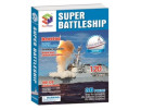 Пазл 3D 120 элементов 1 Toy Super Battleship - Военный линкор 88878565821864