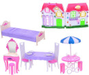 Игровой набор 1Toy Красотка дом для кукол 28 предметов Т565862
