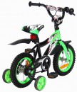 Велосипед двухколёсный Velolider LIDER SHARK 12" 12А-1287GN зеленый/черный3