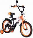 Велосипед двухколёсный Velolider LIDER SHARK 16" 16A-1687OR оранжевый/черный2