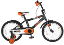 Велосипед двухколёсный Velolider LIDER PILOT 18" LP18HO MATT черный/оранжевый