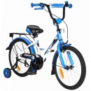 Велосипед двухколёсный Velolider LIDER ORION 18" VO18BS белый/синий2