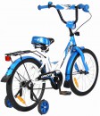 Велосипед двухколёсный Velolider LIDER ORION 18" VO18BS белый/синий3