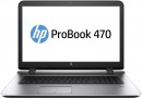 Ноутбук HP ProBook 470 G3 17.3" 1920x1080 Intel Core i7-6500U SSD 256 8Gb Radeon R7 M340 2048 Мб черный Windows 7 Professional + Windows 10 Professional P5R21EA из ремонта