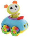 Мягкая игрушка машинка Tongde Радужный транспорт 18 см разноцветный В72426