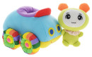 Мягкая игрушка машинка Tongde Радужный транспорт 18 см разноцветный В724262
