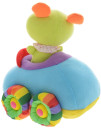 Мягкая игрушка машинка Tongde Радужный транспорт 18 см разноцветный В724263
