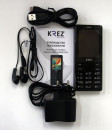 Мобильный телефон KREZ PL202B DUO черный 2.4"3