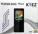 Мобильный телефон KREZ PL202B DUO черный 2.4"4