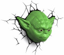 Пробивной 3D светильник StarWars (Звёздные Войны) Yoda (Йода) 500252