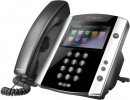 Телефон IP Polycom VVX 600 331 16 линий черный 2200-44600-1142