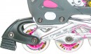Коньки роликовые Коробейники алюминиевая рама р. 33-36 розовые  PW-126В-1223