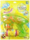 Мыльные пузыри 1Toy Мы-шарики Пистолет механический прозрачный со светом 65 мл разноцветный Т587382