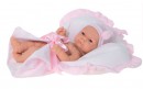 Кукла-младенец Munecas Antonio Juan Лея в розовом 26 см 4055P