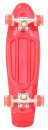 Скейтборд Pennyboard Classic 26" 67х18 YWHJ-28 пластик со светящимися колесами цвет красный 1463153