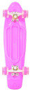 Скейтборд Pennyboard Classic 26" 67х18 YWHJ-28 пластик со светящимися колесами цвет розовый 1463153