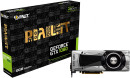Видеокарта 8192Mb Palit GeForce GTX1080 Founders Edition PCI-E 256bit GDDR5X DVI HDMI DP NEB1080015P2-PG413F Retail4