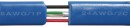 Кабель интерфейсный USB 2.0 AM-AM 3.0м Greenconnect плоский синий GCR-UM4MF-BD-3.0m4