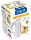 Чайник Zimber ZM-11107 2200 Вт 3 л пластик белый серый3