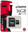 Карта памяти Micro SDHC 16GB Class 10 Kingston SDCIT/16GB + адаптер SD