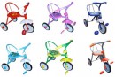 Велосипед трехколёсный Moby Kids Дино 64419 розово-фиолетовый