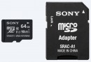 Карта памяти Micro SDXC 64Gb Class 10 Sony SR64UY3AT + адаптер SD3