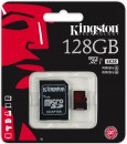 Карта памяти Micro SDXC 128GB Class 10 Kingston SDCA3/128GB + SD адаптер