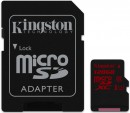 Карта памяти Micro SDXC 128GB Class 10 Kingston SDCA3/128GB + SD адаптер2