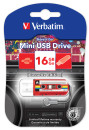 Флешка USB 16Gb Verbatim Mini Cassette Edition 49398 USB красный